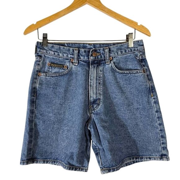 Denim Shorts Butterfly Embroidery - Picture 2 of 6